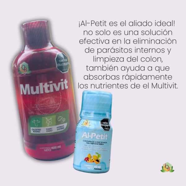 Mutivitaminico Multivit + Purgante natural Al-Petit.