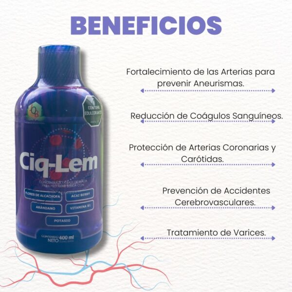 Ciq-Lem venas y arterias saludables. - Imagen 2