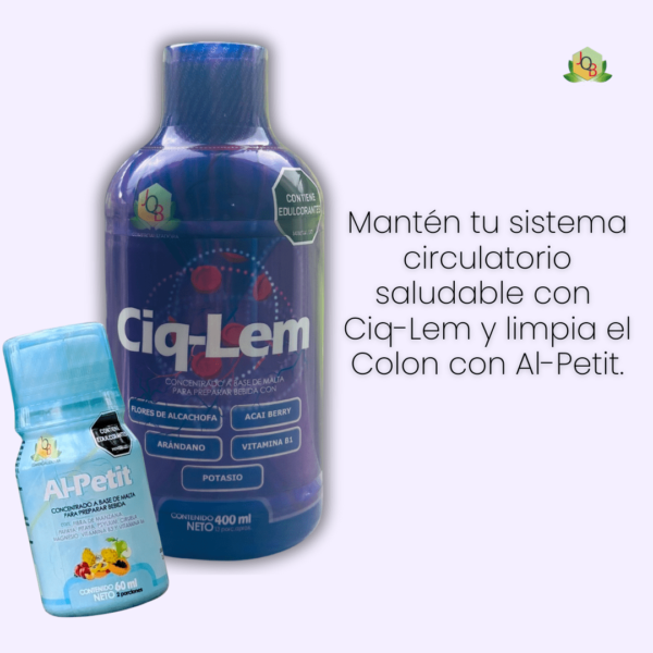 Ciq-Lem Venas saludables + Al-Petit Purgante natural.